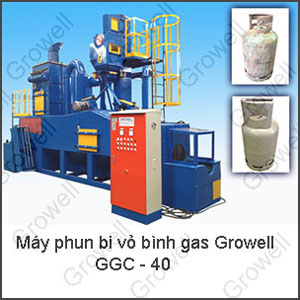 Máy phun bi vỏ bình gas Growell - GGC 40