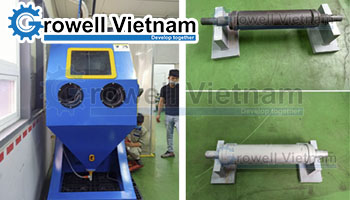 Máy phun cát bi - Xử lý bề mặt công nghệ Thái Lan