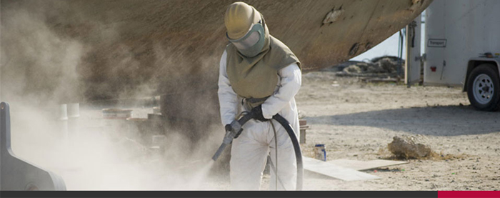 Biện pháp phòng ngừa trong phun cát làm sạch