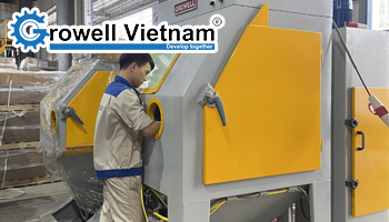 Dịch vụ phun cát làm sạch bề mặt kim loại giá rẻ tại Hà Nội
