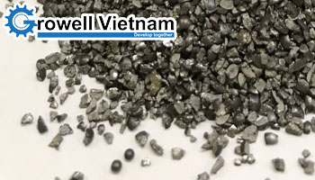 Hạt thép làm sạch - Máy phun hạt thép - Growell Việt Nam
