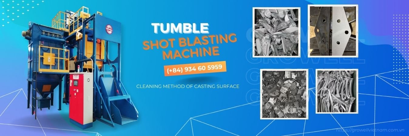 Tumble shot blasting machine