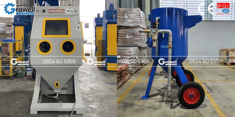 Máy phun cát giá rẻ Máy phun cát giá rẻ