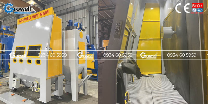 Tủ phun cát tự hút Tủ phun cát tự hút