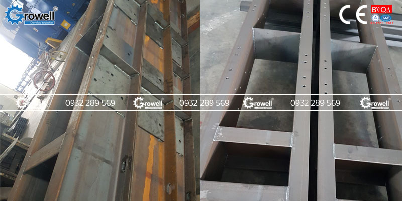 Phun bi tẩy rỉ kết cấu thép