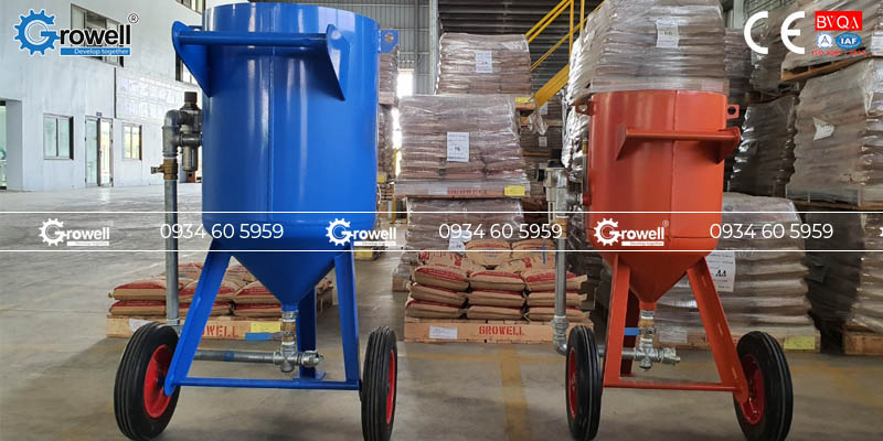 Phun cát kết cấu thép Phun cát kết cấu thép