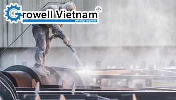 Phun cát kết cấu thép - Giải pháp tối ưu cho mọi công trình
