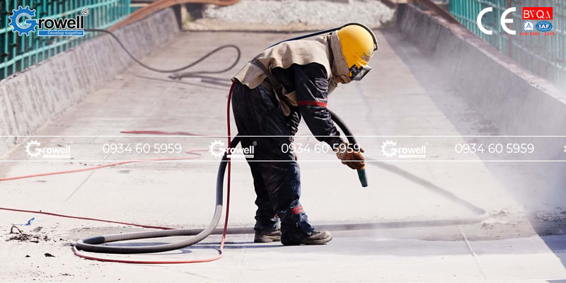 Ứng dụng cối phun cát Ứng dụng cối phun cát