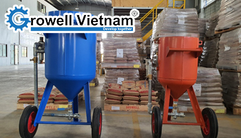 Ứng dụng cối phun cát trong xử lý bề mặt kim loại