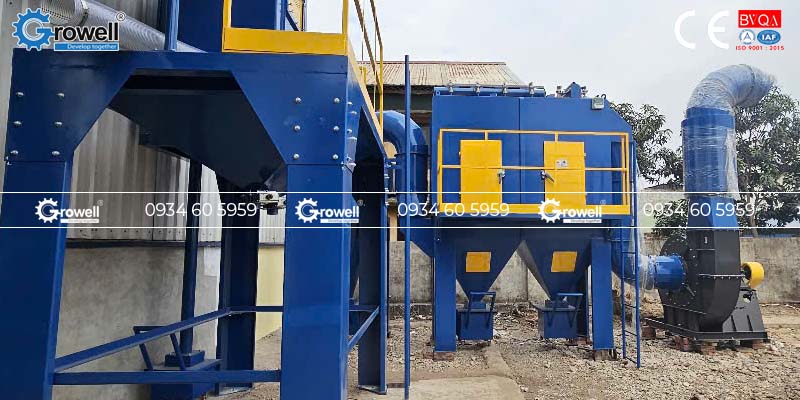 Hệ thống hút lọc bụi kim loại Hệ thống hút lọc bụi kim loại