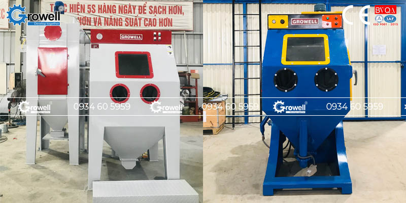 Tủ phun cát mini