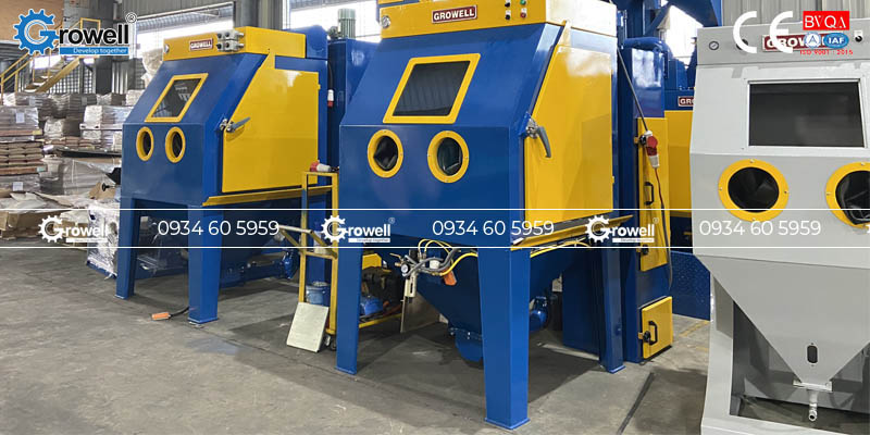 Ưu điểm của tủ phun cát Ưu điểm của tủ phun cát