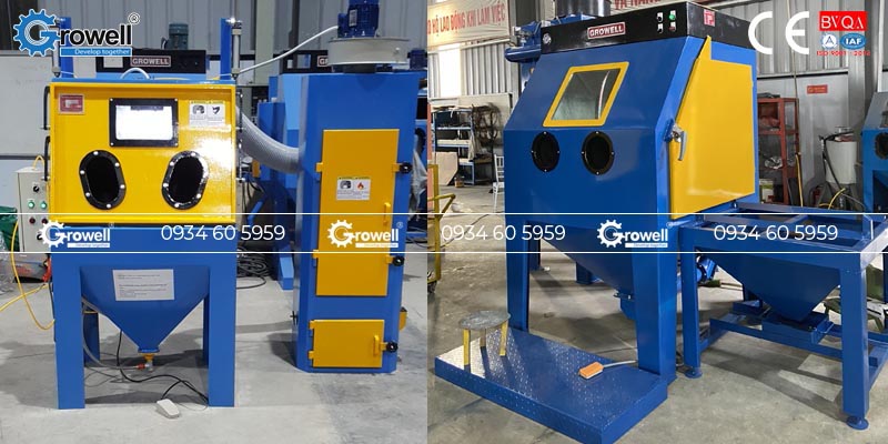Ưu điểm của tủ phun cát Ưu điểm của tủ phun cát