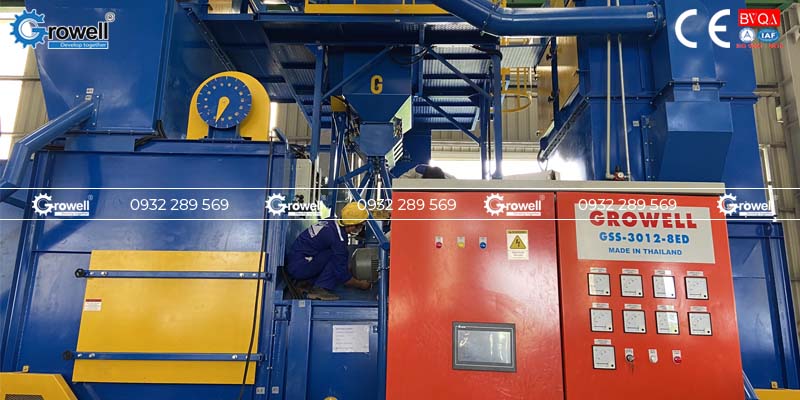 Bảo dưỡng máy phun bi Bảo dưỡng máy phun bi