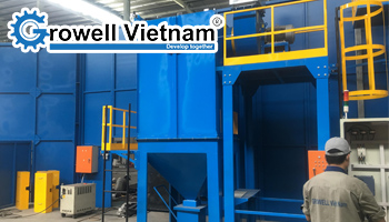 Buồng phun cát công nghiệp: Ứng dụng và lợi ích vượt trội
