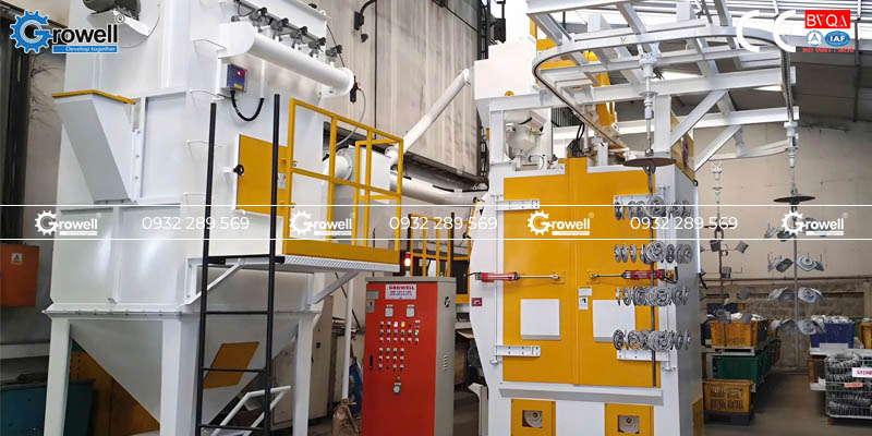Máy phun bi công nghiệp Máy phun bi công nghiệp