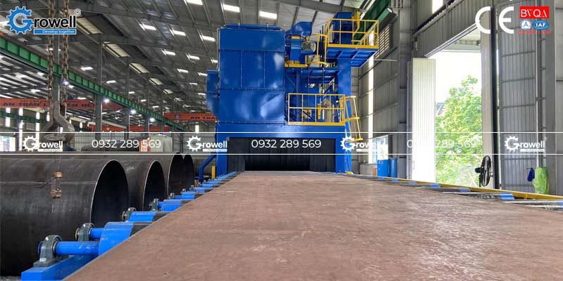 Máy phun bi công nghiệp Máy phun bi công nghiệp