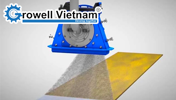 Gợi ý máy phun bi làm sạch rỉ sét hiệu quả cho các ngành