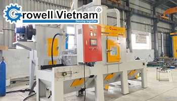 Lợi ích khi đầu tư máy phun cát tự động trong sản xuất