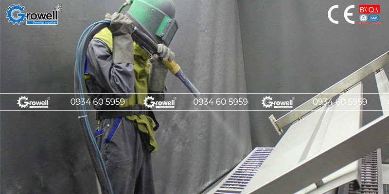 Công nghệ phun cát tạo nhám