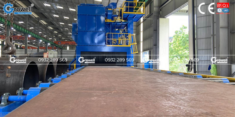 Công nghệ xử lý bề mặt dầm thép