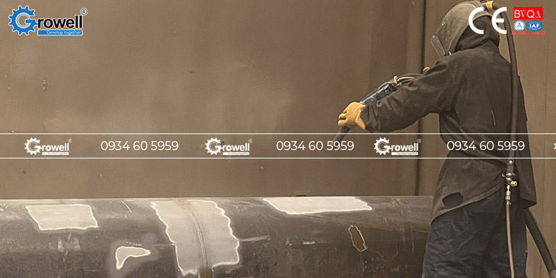 Dịch vụ phun cát tẩy rỉ sét Dịch vụ phun cát tẩy rỉ sét