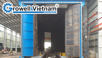 Tìm hiểu hệ thống phòng phun cát và ứng dụng thực tế