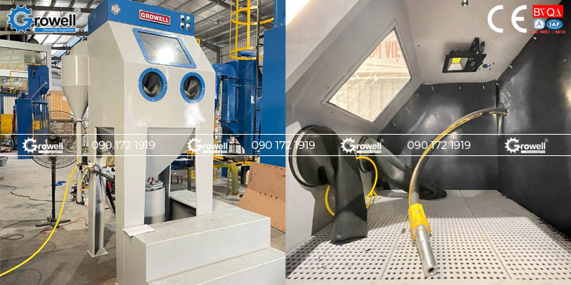 Máy bắn cát không bụi