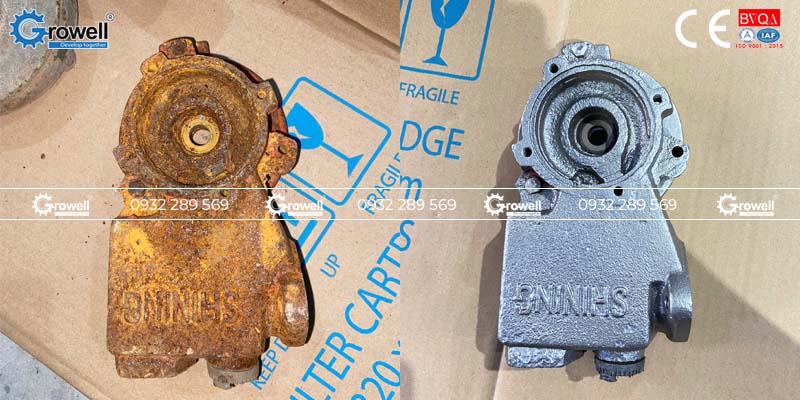 Máy phun bi xử lý vật đúc