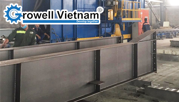 Tìm hiểu công nghệ bắn bi làm sạch thép kết cấu hiện đại