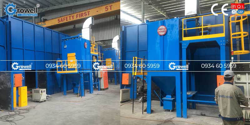Bảo dưỡng buồng phun cát
