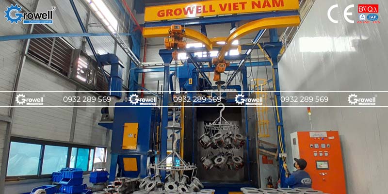 Hệ thống phun bi tự động