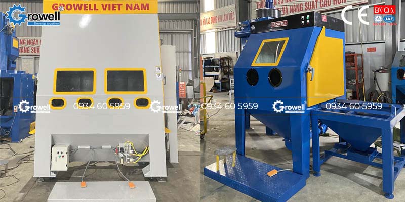 Máy bắn cát tạo nhám