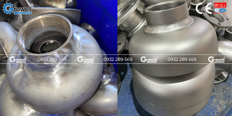 Tạo nhám kim loại đúc