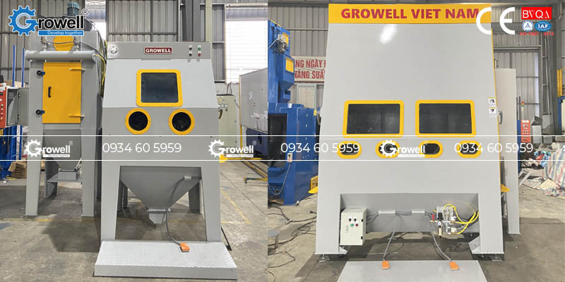 Thiết bị phun cát di động Thiết bị phun cát di động