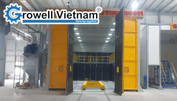 Ứng dụng buồng phun cát trong xử lý bề mặt kim loại