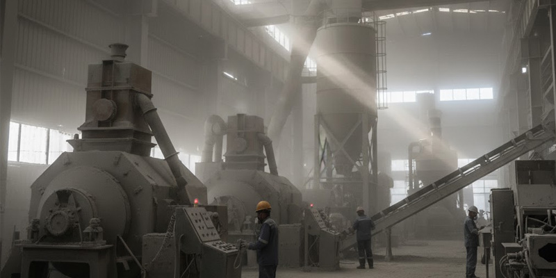 Xử lý bụi nhà máy xi măng