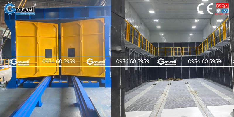 Buồng phun cát công nghiệp