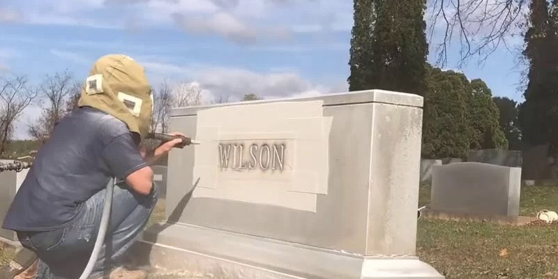 Hạt mài phun cát khắc bia mộ Hạt mài phun cát khắc bia mộ