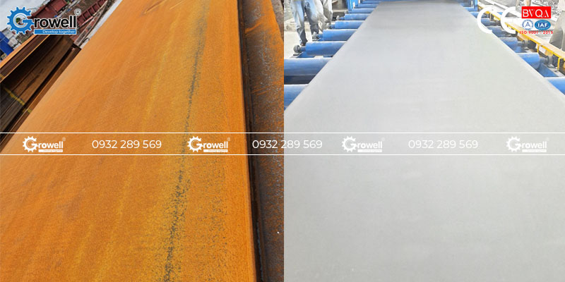 Hệ thống phun bi tự động Hệ thống phun bi tự động