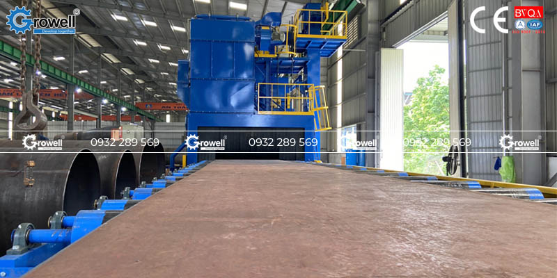 Hệ thống phun bi tự động Hệ thống phun bi tự động