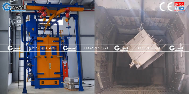 Hệ thống phun bi tự động Hệ thống phun bi tự động