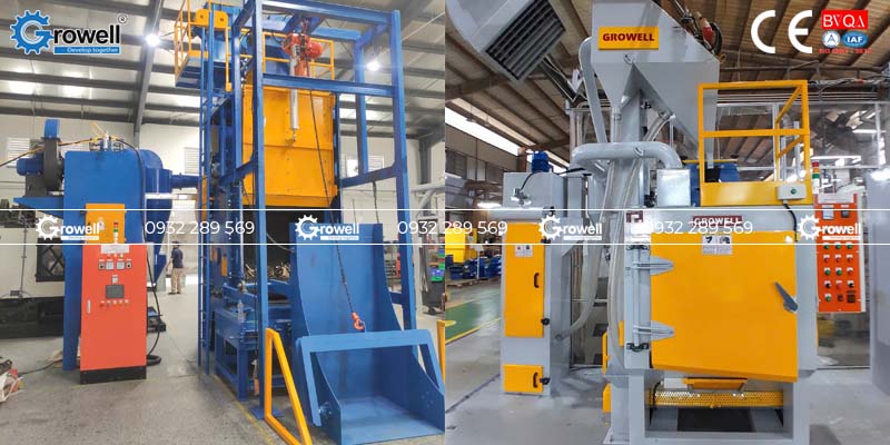 Hệ thống phun bi tự động Hệ thống phun bi tự động