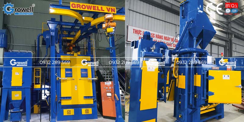 Hệ thống phun bi tự động Hệ thống phun bi tự động