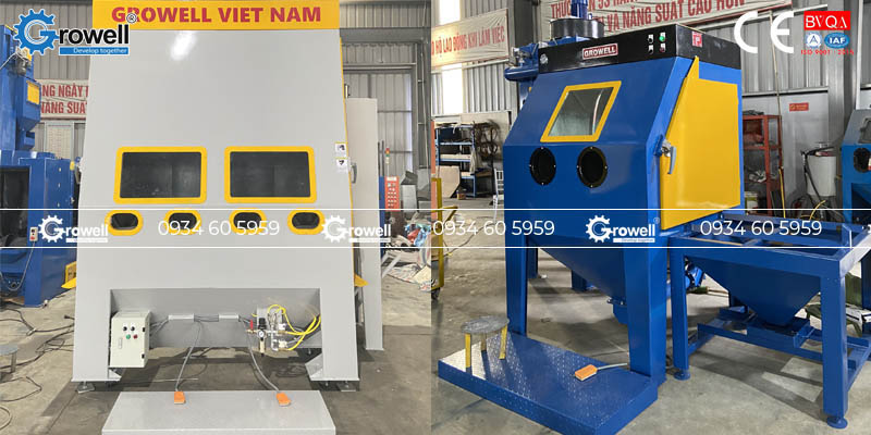 Máy phun cát tự chế