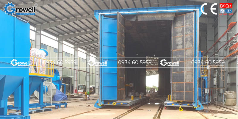 Phòng phun cát công nghiệp Phòng phun cát công nghiệp