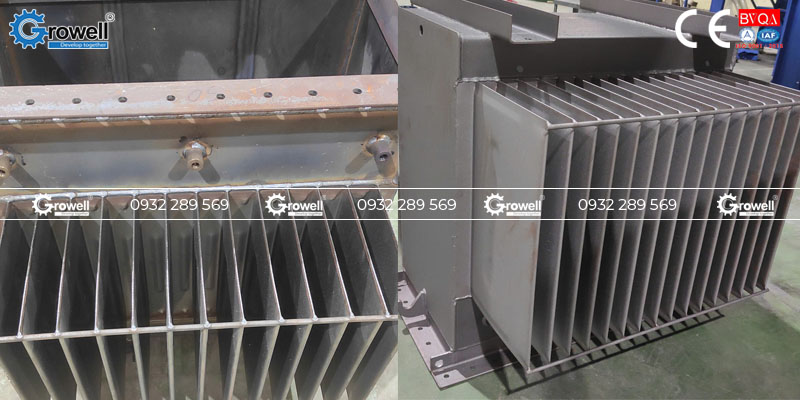 Tạo nhám bề mặt vỏ máy biến áp Tạo nhám bề mặt vỏ máy biến áp
