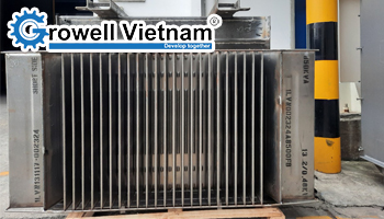 Tạo nhám bề mặt vỏ máy biến áp bằng phương pháp phun bi