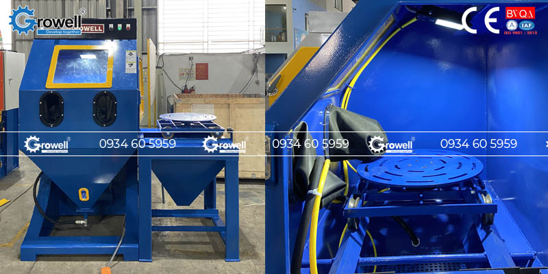 Tủ phun cát giá rẻ Tủ phun cát giá rẻ