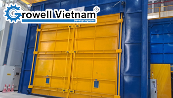 Buồng phun cát là gì? Ứng dụng và cấu tạo chi tiết